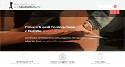 Desktop Screenshot of leatherfrance.com